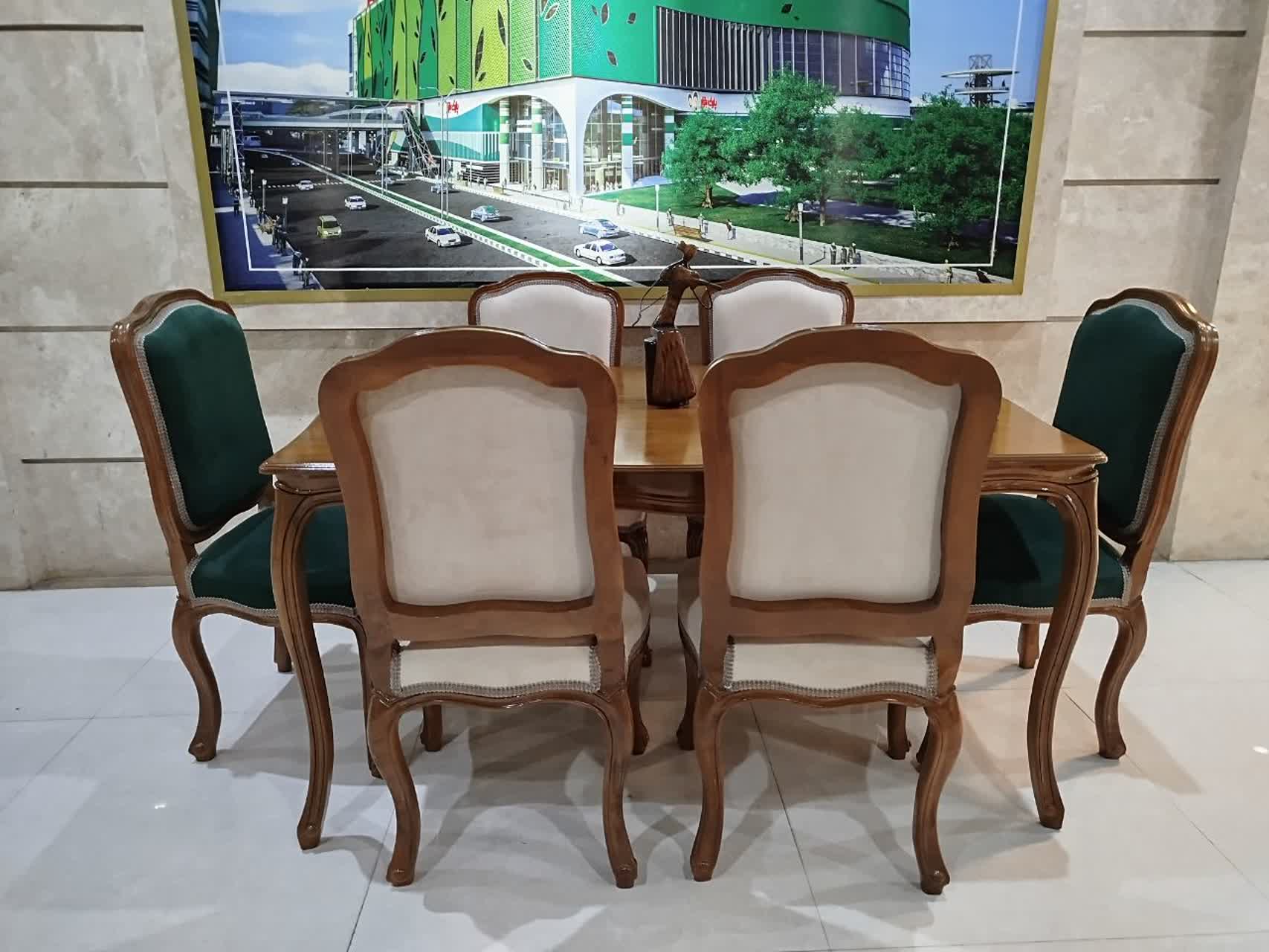 میز و صندلی غذاخوری ابزاری 6 نفره