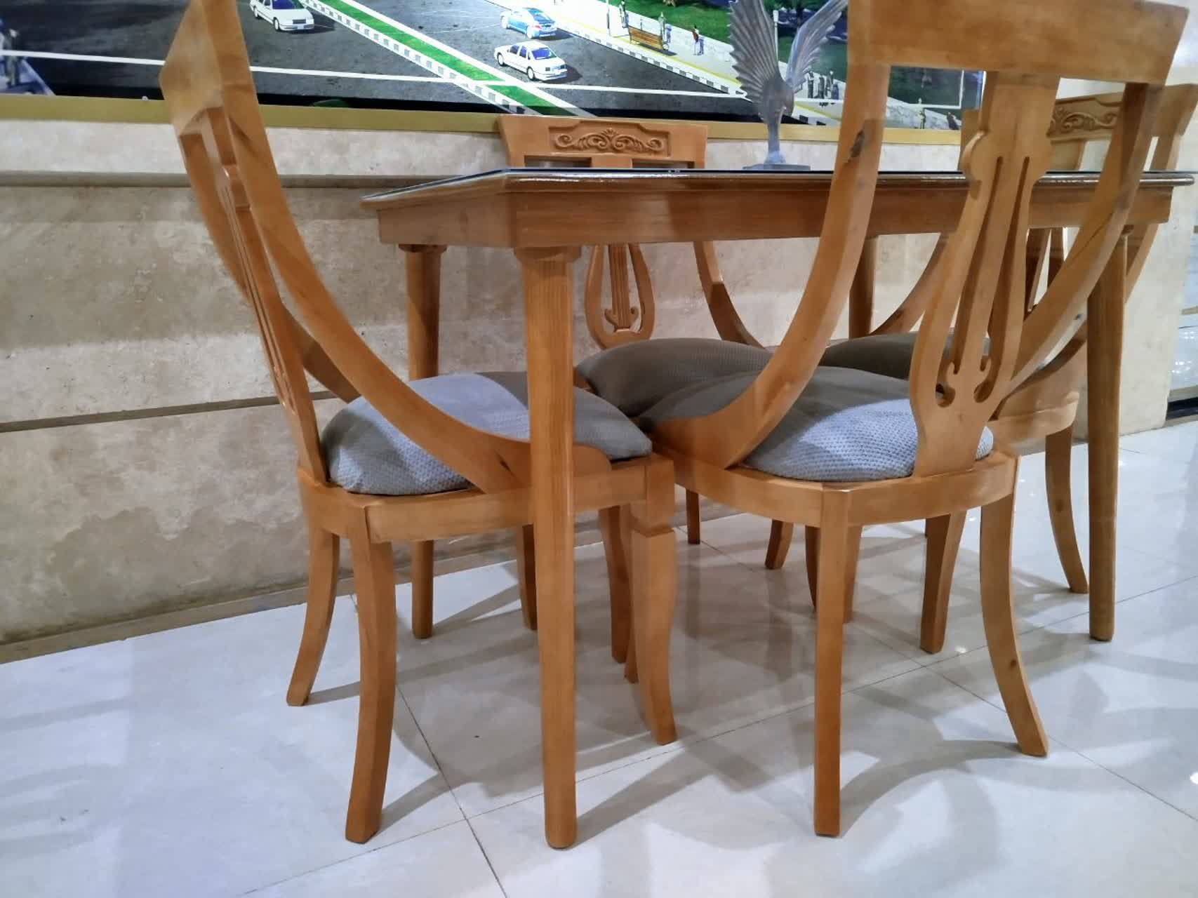 میز و صندلی غذاخوری گیتاری 4 نفره