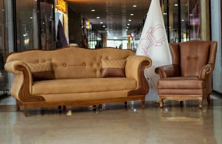 مبل هشت نفره مدل کویین